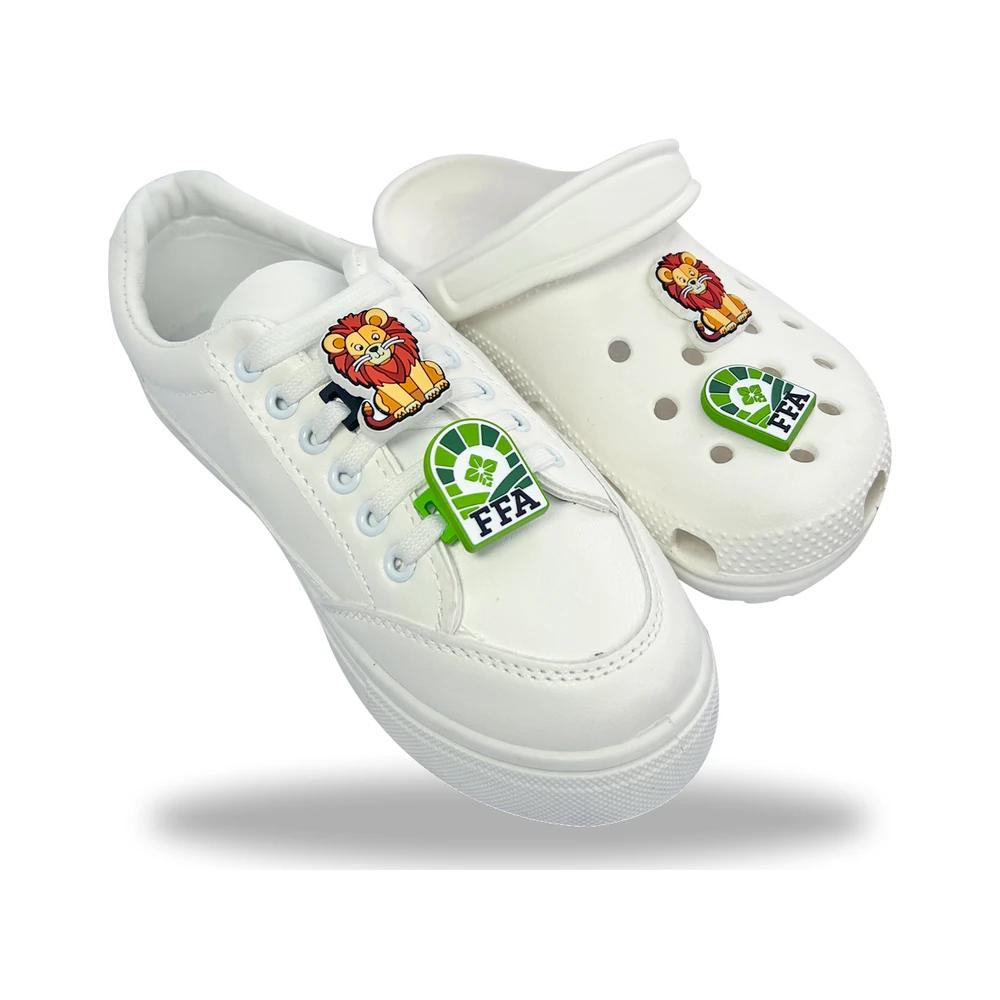 Custom Soft PVC 2-in-1 Clog & Shoelace Charms